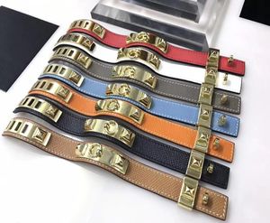 Bracelet en cuir étroit en acier inoxydable de haute qualité pour hommes et femmes bracelet charme bracelet bracelet en cuir bracener de mode Bracel5435193