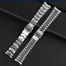 Bracelet de surveillance en acier inoxydable de haute qualité 20 mm 22 mm Bracelet de montre de bracelet pour hommes pour skx007 skx009 skx173 skx175 skxa35 240422