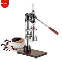 Machine à café commerciale en acier inoxydable de haute qualité, vente en gros, Express, levier manuel, Cappuccino
