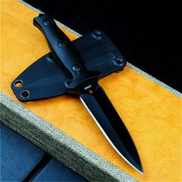 Couteaux droits tactiques de poche en acier de haute qualité Couteau à lame fixe Outils de sauvetage de survie Couteau de chasse Combat Équipement de plein air HW197