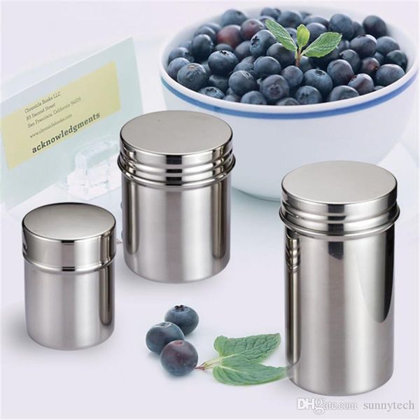 Bouteilles de stockage de haute qualité Pots 304 boîtes scellées en acier inoxydable réservoir de stockage portable boîtes de thé au lait pot d'assaisonnement en gros LX1241
