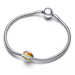 Hoge kwaliteit string charms armband voor vrouwen bruiloft ontwerper sieraden planeet hanger DIY fit Pandora armband kralen met doos