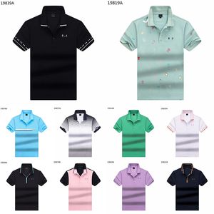 Haute qualité Boss Hommes Polo Chemise Mode Hommes T-shirt De Luxe Polo Col Respirant Top Patron D'été Chemise D'affaires Designer Polos Hommes Taille M-XXXL A-2