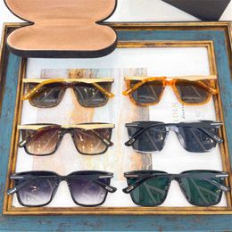 Lunettes de soleil de haute qualité 10% de réduction sur le concepteur de luxe Nouveaux lunettes de soleil pour hommes et femmes 20% de réduction Tom's Ins Net Same style Men Men Board Square Women TF862