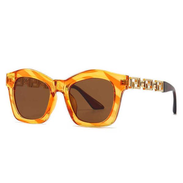 Gafas de sol de alta calidad 10% de descuento en el diseñador de lujo Nuevas gafas de sol para hombres y mujeres 20% de descuento en el cuadrado de moda 3208