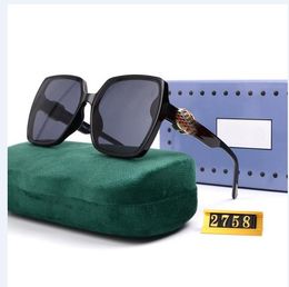 Lunettes de soleil de haute qualité Classic Men and Women Designer G Brand Designer Sunglasses Lunettes de haute qualité UV400 LENS UNISEUX COLORFUR DUCHE CURLYWIGS HAUT