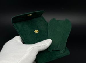 Hoogwaardige supervezel horloge tas voor enkel horloge Brown Dikke Pak Joodse Geschenkdoos Nieuw horloge Protect Green Bags172586666