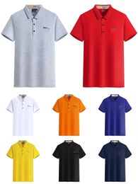 T-shirt de haute qualité Polo à manches courtes Lettre imprimée Top Polo ample T-shirt pour hommes Designer Business Slim POLO Plusieurs options de couleurs M-3XL