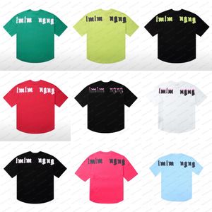 T-shirt de haute qualité Mode d'été T-shirt de créateur pour hommes et femmes T-shirt à manches longues Top Palm Letter T-shirt en coton Vêtements Polos Vêtements à manches courtes