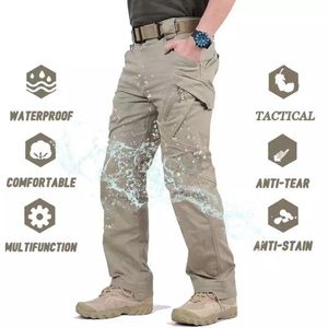 Hoogwaardige tactische broek Mens Meerdere zakelasticiteit Militaire stedelijke stedelijke forens Camouflage Laadbroek Multi-pocket fashions