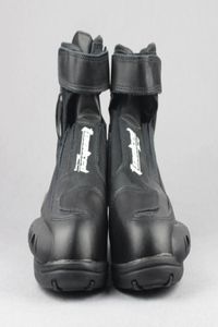 Hoge kwaliteit Tanked lederen moto laarzen motorlaarzen heren racing botas motorcross Maat 404142434445 T75090 zwart9088392