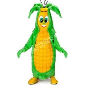 Hoge kwaliteit Tasty Corn Mascot Kostuum Carnaval Unisex Volwassenen Outfit Volwassenen Grootte Xmas Verjaardagsfeestje Outdoor Dress Up Kostuum Rekwisieten