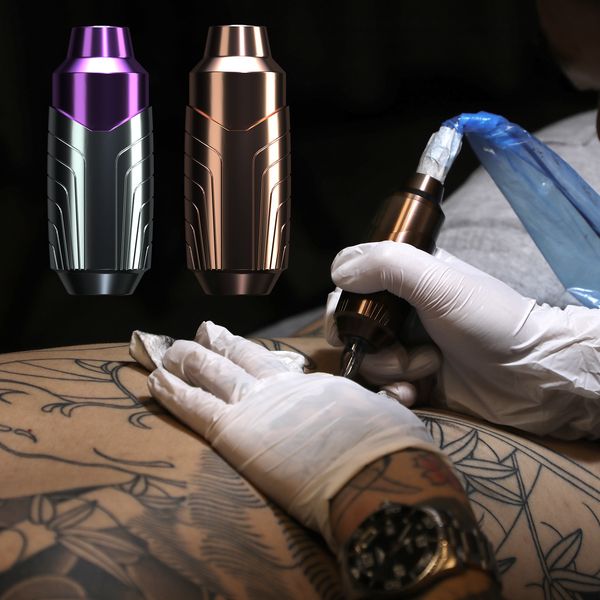 Machine à tatouer de haute qualité, ensemble complet, batterie sans fil, stylo de tatouage, moteur, équipement tout-en-un