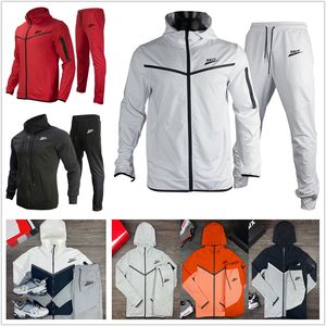 Cremallera delgada Diseñador hombres pantalones sportwear mujer tech polar chándal para hombre chaqueta de manga larga pantalón jogger chándales casuales sudaderas con capucha para mujer Joggers