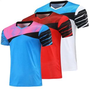 Maillots de tennis de haute qualité Tee Shirt Tennis Femmes Hommes Badminton T-shirt shorts setGirls enfants T-shirts Ping Pong vêtements 240306