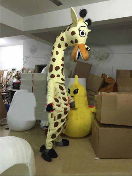 De haute qualité Le nouveau Motor Plus 2019, Sika Deer et Girafes Cartoon Garment Walking Mascot Costumes