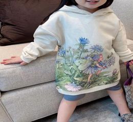 Sweat-shirt à capuche pour petites filles, de haute qualité, à manches longues, nouvelle collection automne et printemps, vêtements d'extérieur pour enfants, 2949300