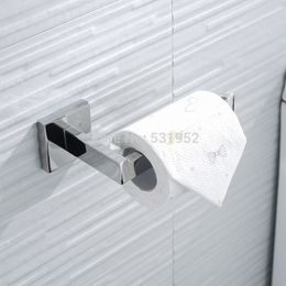 Porte-papier hygiénique de haute qualité SUS 304 porte-rouleau en acier inoxydable poli support de tissu mural Y200108