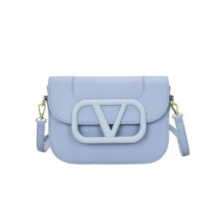 Hoogwaardige top 8aluxury merkontwerper schoudertassen letter handtas portemonnee vintage dames stevige kleur lederen tas