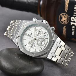 Top Brand de haute qualité AP Mens Watch en acier inoxydable Calendrier Sapphire Automatique Design Quartz Mouvement multifonction Chronograph Man Watches AP01A