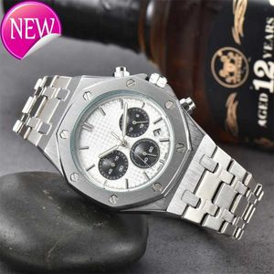 Top Brand de haute qualité AP Mens Watch en acier inoxydable Calendrier Sapphire Automatic Designer Movement Multifonction Chronograph Man Watches