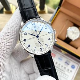 Hoge kwaliteit topmerk IWX Portugieser man polshorloge chronograaf serie luxe herenhorloge saffierspiegel designer uurwerk automatische mechanische horloges Montre