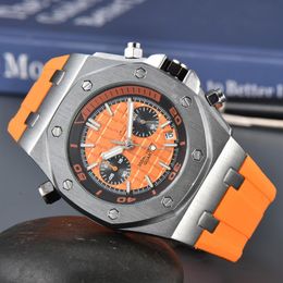 Top designer de haute qualité montre Hornet Men's Watch Quartz Movement Multi-Function Chronograph Watch Femme's Couple Watch286i