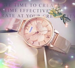 Hoge kwaliteit topmodel dames klein formaat horloge 30 mm 3D bijen skelet wijzerplaat klok vrouw roestvrijstalen gaasband luxe geschenken quartz geïmporteerde bewegingsklok