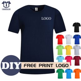 Haute qualité hauts O cou t-shirt hommes image chemises personnalisées bricolage imprimé coton surdimensionné 4xl t-shirt vêtements 220614