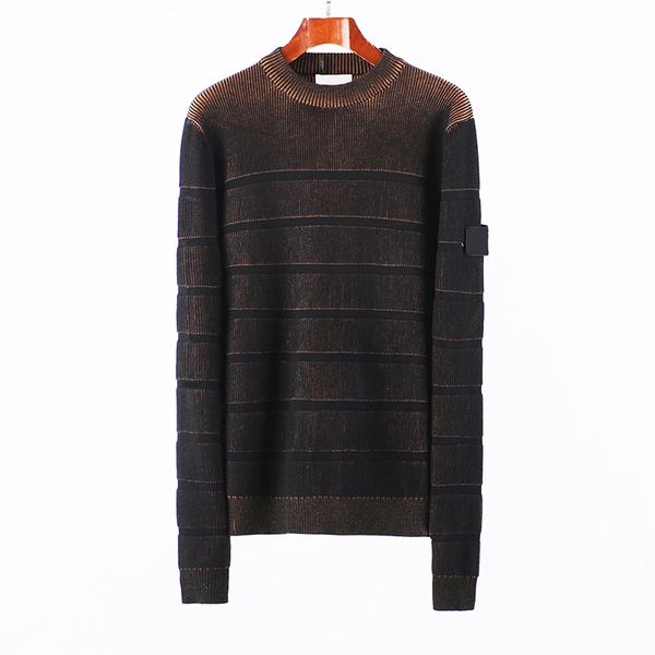 Topstoney-suéter informal para hombre, alta calidad, 23FW, insignia bordada clásica, isla 23825