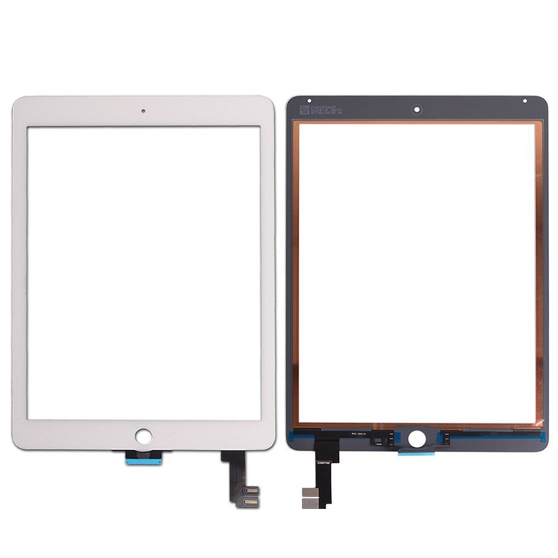 20PCS New Touch Screen Glass Panel Digitizer for iPad Air 2 Balck and White free Shipping