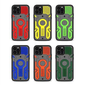 Coques de téléphone en TPU de haute qualité pour iPhone 13 Pro Max 12 11 Xs XR X 8 7 Plus Robot Armure Couverture Arrière Coque Coque Capa Etui de protection pour téléphone portable