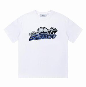 T-shirts de haute qualité T-shirts pour hommes Designers T-shirts Lettre imprimé Luxury Black and White Gris Rainbow Color Summer Sports Tops de mode courte