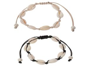 Tobillera de concha de cuentas de cauri Natural de alta calidad, pulsera hecha a mano, joyería hawaiana para pies de playa, pulsera exquisita Summer7814995