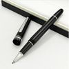 Turn Cap Platinum Line M Ballpoint stylo avec étoile fine en résine noire avec numéro de série