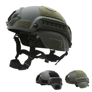 Casco rápido ultraligero de alta calidad, cascos de caza tácticos militares del ejército Airsoft CS SWAT, protección para montar 231225