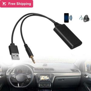 Adaptateur universel de Module Bluetooth pour voiture, haute qualité, 12V, câble stéréo, Jack AUX-IN 3.5MM, adaptateur Radio sans fil, Aux USB