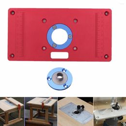 Placa de inserción de mesa de enrutador universal de alta calidad para modelos de grabado de madera de bricolaje