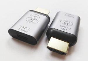 Connecteur USB31 de haute qualité, Type C femelle vers HDMI, adaptateur mâle Compatible 4K 60Hz, convertisseur de prise USBC 31 HD, 1 pièce, 7658829