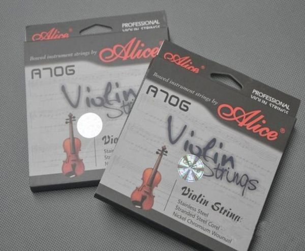 Cuerdas de violín V706 de alta calidad 1st4th para Violino 14 12 34 44 cuerdas piezas de violín accesorios 2 juegos 8526793