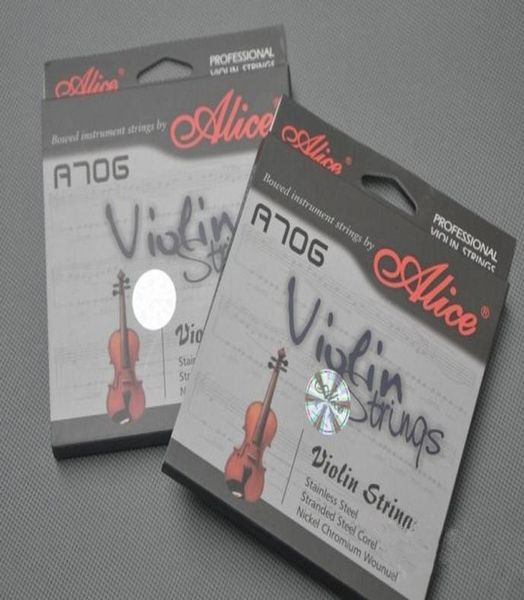 Cordons de violon V706 de haute qualité 1st4th pour Violin 14 12 34 44 Crises Pièces de violon Accessoires 2 SETS1536648