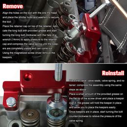 Klep Spring Compressorgereedschap van hoge kwaliteit voor Honda S2000 F20C/F22C voor Acura K-serie K20 K24 Klep Spring Sleutel Aluminium