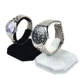 Haute qualité velours montre support support C Type Bracelet support bijoux présentoir montre stockage organisateur bijoux vitrine