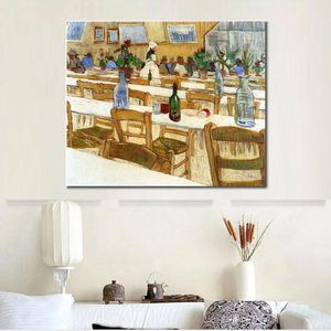 Haute Qualité Vincent Van Gogh Peinture Reproduction Intérieur de Restaurant À La Main Toile Art Paysage Décor À La Maison pour Chambre