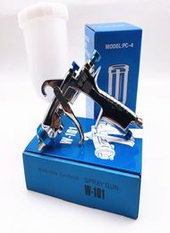 W101 HVLP Gravity Papet pistolet W101 400cc Plastic Pot 10131518mm Original Gun Gun Airbrush Tools 2207193391866