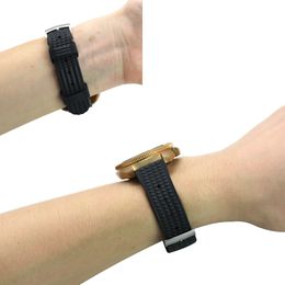Hoogwaardige waffle -horlogeband 20 mm 22 mm Sport Quick Release FPM/FKM Rubber Watchbands voor herenduikhorloge