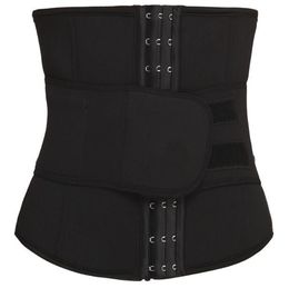 Premium Taille Trainer Girdle Tummy Shapewear Bands met Haak Een riem Dubbele Controle Fitness Sauna Zweet Riemen Ondergoed Corset Cincher Body Shaper DHL GRATIS