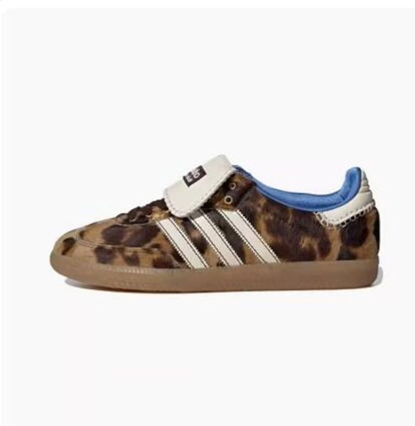 Pays de Galles de haute qualité Bonner Chaussures Leopard Cream Mystery White Fox Brown Womens Trainers Pony Pays Galles Bonner Green Sliver Black Designer Mens Sneakers 36-45