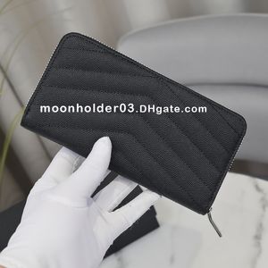 Portefeuille de haute qualité avec boîte portefeuilles d'embrayage femmes designers luxe long portefeuille classique passeport porte-carte porte-monnaie sac d'argent mode