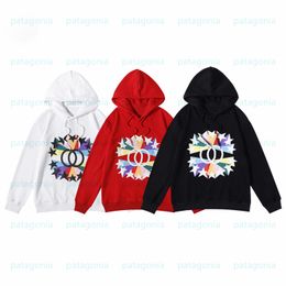 Color cálido de alta calidad con capucha con capucha con capucha para hombre para mujer Moda Streetwear Pullover Sudaderas amantes Manga larga Tops sueltos Tamaño M-2XL